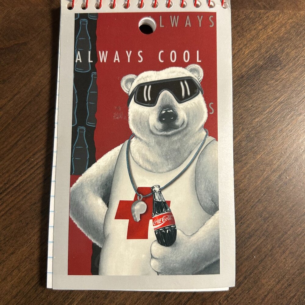 Coca Cola memo book